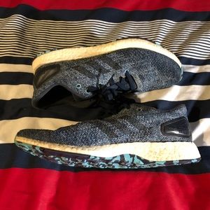 Adidas Men's Pureboost DPR Camo Patterned Blue